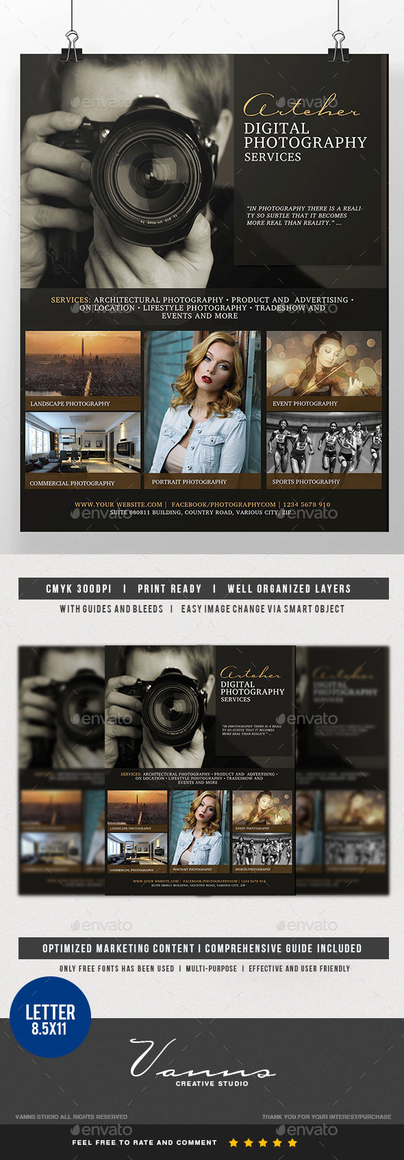 Photography Services Flyer Vol. 2