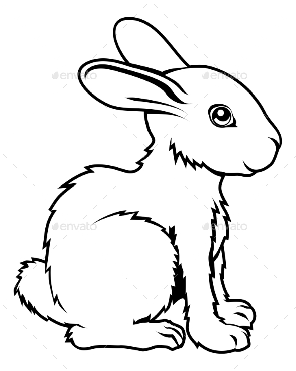 Stylized Rabbit Illustration