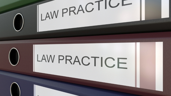 Office Binders with Law Practice Tags