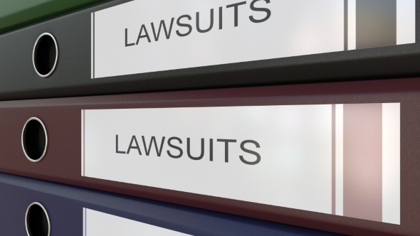 Office Binders with Lawsuits Tags alt