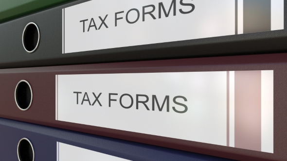 Office Binders with Tax Forms Tags alt