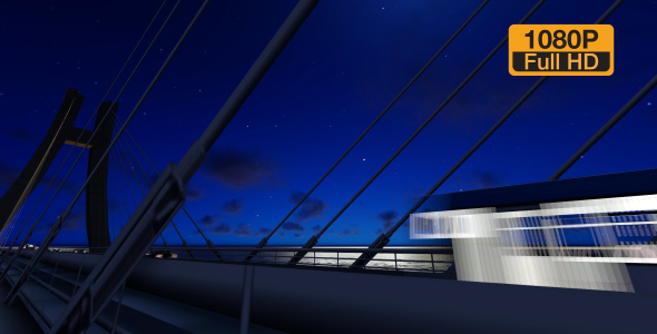 Night Bridge Traffic alt