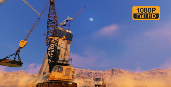 Building Construction and Truck alt