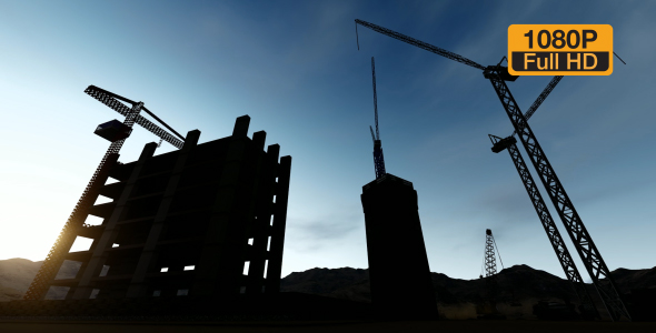Building Construction Time-lapse Sky