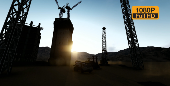 Building Construction zone and Worker alt