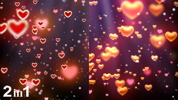 Hearts Background (2-Pack)