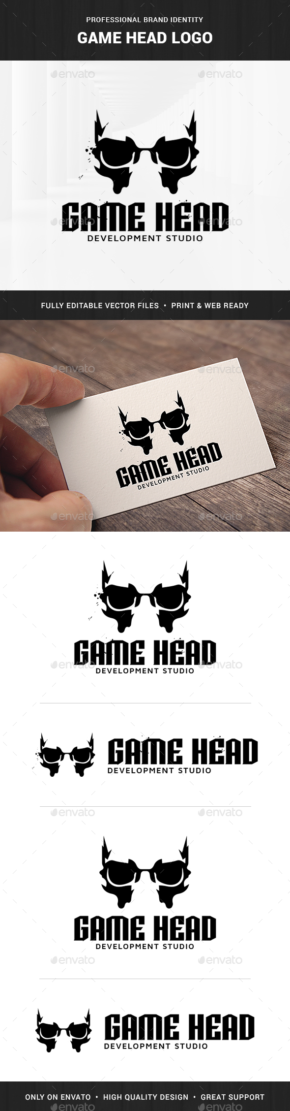 Game Head Logo