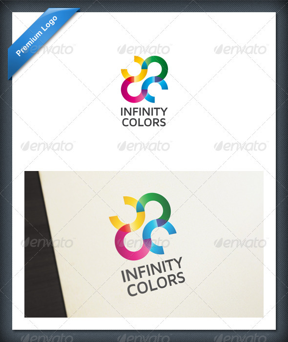 Infinity Colors Logo Template
