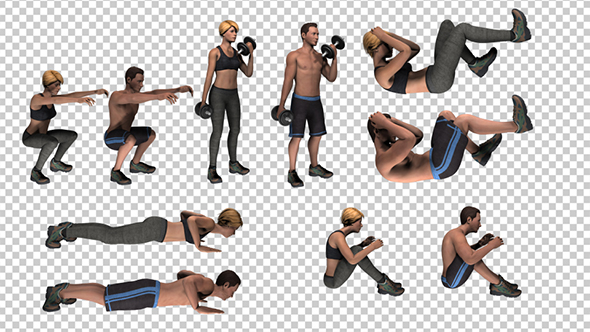 Sports Silhouette Characters (10-Pack) alt