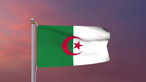Algeria Flag 4k