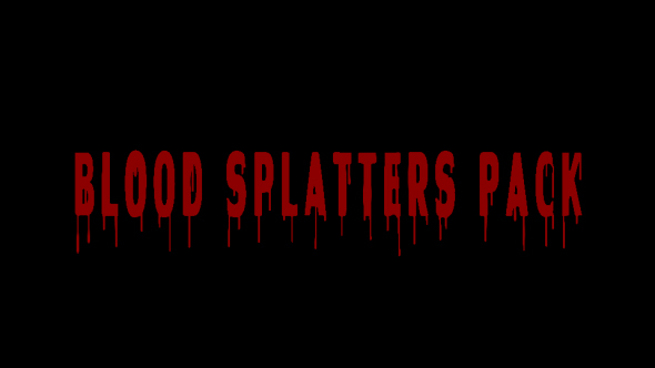 Blood Splatter Pack