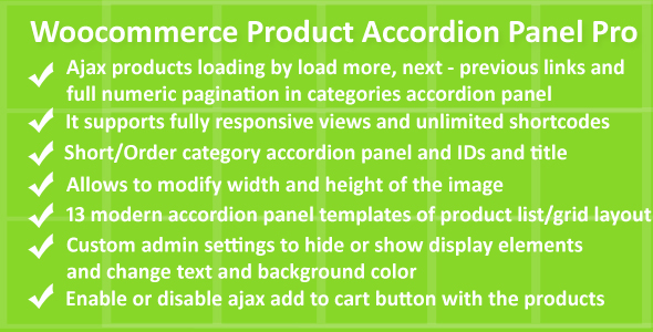 Woocommerce Product Accordion Panel Pro