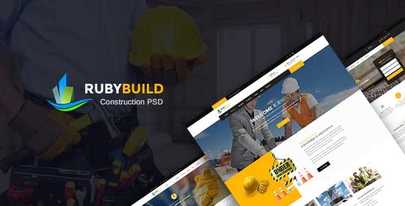 RubyBuild | Construction & Building PSD Template