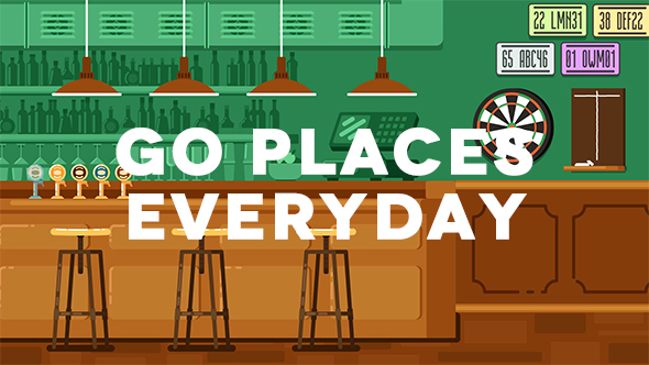 Go Places Toolkit (Everyday Places) - 100 Animated Elements