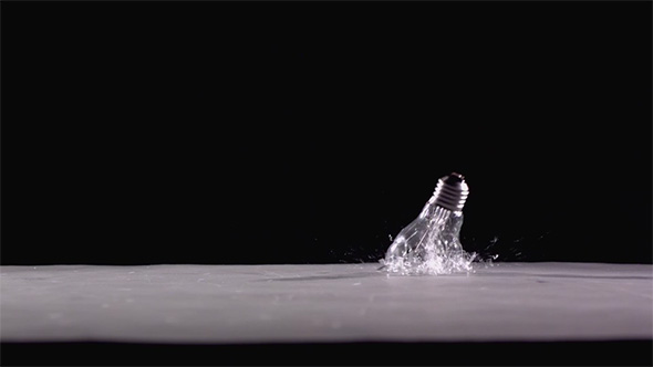 Light bulb crashing to the floor alt