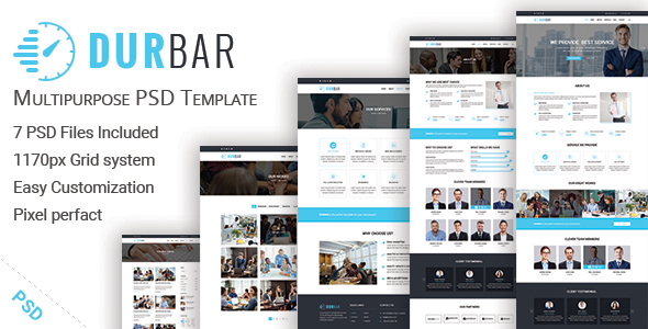 DURBAR - Multipurpose PSD Template