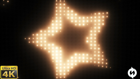 Wall of Lights Star - VJ Loop alt