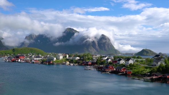 Panorama Lofoten Archipelago Islands