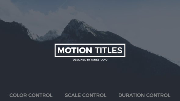 Motion Titles alt