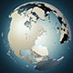 earth continents globe 3D Model - 3DOcean Item for Sale