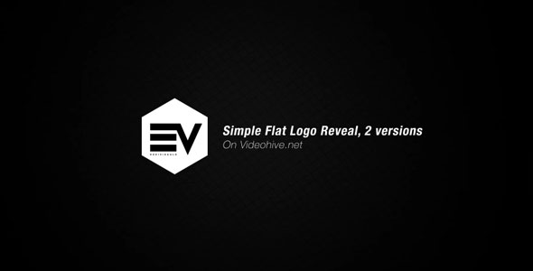 Simple Flat Logo Reveal alt