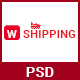 W-Shipping - The Shipping, Cargo, Logistics Industrial PSD Template - ThemeForest Item for Sale