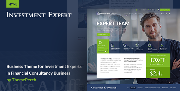 Investment - Business, Finance Bootstrap 5 Responsive HTML5 Template for Corporate Consulting Agency
