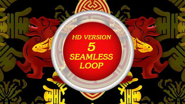 Lion Dance VJ Loop