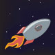 Space Rocket Illustration - GraphicRiver Item for Sale