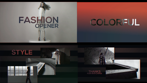 Fashion Promo - Fast Colorful Opener alt