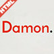 DAMON – Resume HTML Template - ThemeForest Item for Sale