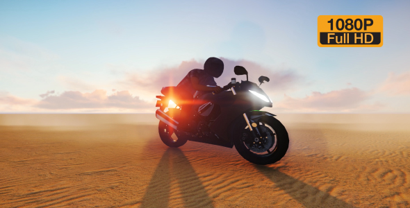 Sunset Motorcycle alt
