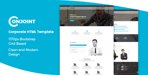 Conjoint – Corporate Business Agency Bootstrap Template