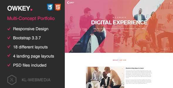 Owkey - Multi-Concept HTML5 template