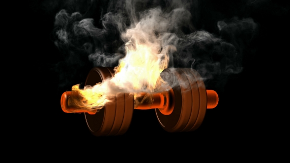 Burning Dumbbell alt