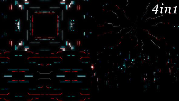 Stream Web - VJ Loop Pack (4in1)