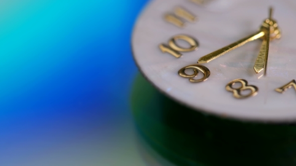 Beautiful Clock Shot with  Lens