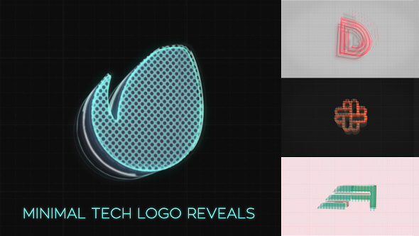 Minimal Tech Logo Reveals