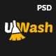 Uwash - Cleaning Service Company PSD Template - ThemeForest Item for Sale