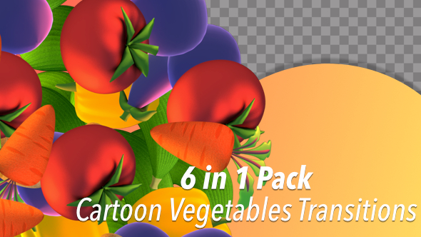 Cartoon Vegetables Transitions alt