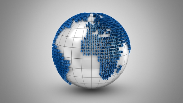 Computer Code Forms A Globe