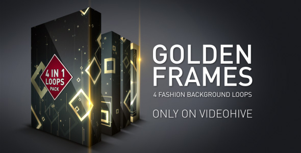 Golden Frame background pack