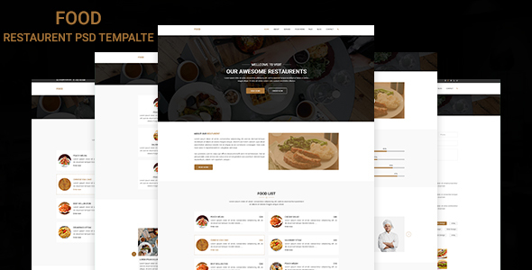 Food - Restaurant PSD Template