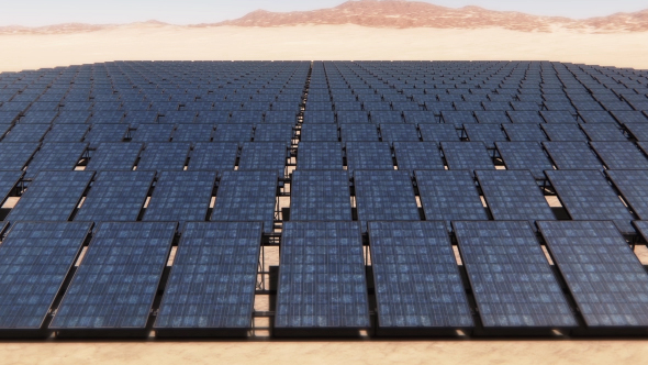 Solar Panels - Desert alt