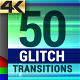 Glitch Transitions 4K - VideoHive Item for Sale