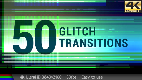 Glitch Transitions 4K alt