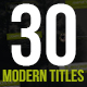 30 Modern Titles & Lower Thirds - VideoHive Item for Sale