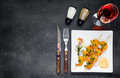 Cooked Prawns with Rose Wine on Copy Space - PhotoDune Item for Sale