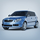 Vray Ready Skoda Fabia Car - 3DOcean Item for Sale