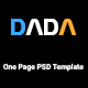 DaDa - Onepage Corporate Template - ThemeForest Item for Sale